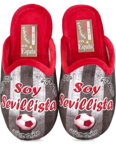 BUBBLE BOBBLE 220 RED HOUSE SLIPPERS ROJO