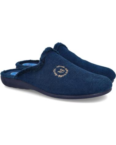 BUBBLE BOBBLE RUIZ BERNAL 955 NAVY HOUSE SLIPPERS MARINO