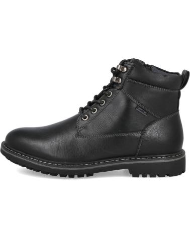 BOTAS BUBBLE BOBBLE A950 NEGRAS CON CORDONES Y CREMALLERA NEGRA