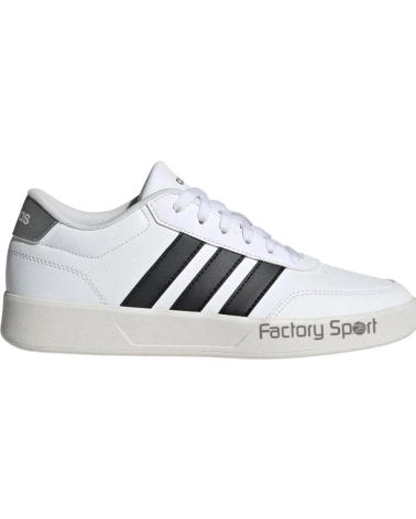 ADIDAS BREAKNET 3.0 JR3559 SNEAKER WEISS SCHWARZE STREIFEN SILBERNE DETAILS NAN