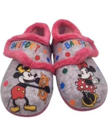 MICHU ZAPATILLAS MICKEY Y MINNIE CON VELCRO GRIS GRIS