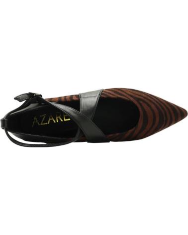 AZAREY ZAPATO MERCEDES ESTAMPADO CEBRA MARRÓN REFERENCIA 40459K123