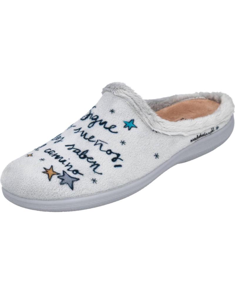 VIVANT ZAPATILLAS DE CASA ESTAMPADAS GRIS MODELO V-AR-C242445EVGR GRIS
