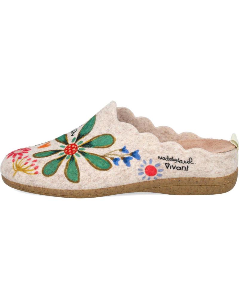 VIVANT V-IL-C252017 ZAPATILLAS DE CASA MUJER GRIS