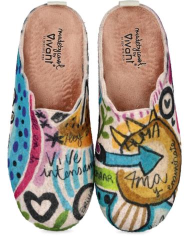 VIVANT V-IL-C252018FIBG ZAPATILLAS DE CASA MUJER BEIGE