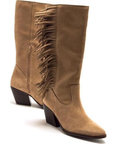 BOTTE MTNG 55918 BEIGE À FRANGES BEIGE