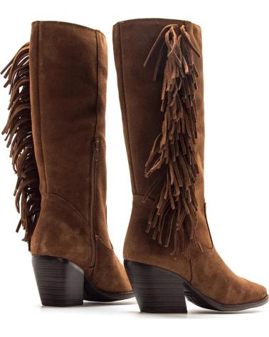 MTNG 55918 MARRON - DESIGN DAIM À FRANGES STYLE WESTERN MARRóN