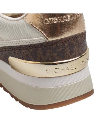 MICHAEL KORS ZAPATILLAS MUJER ANDI TRAINER 49R4AIFS2L BLANCO-MARRóN