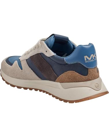 MICHAEL KORS ZAPATILLAS HOMBRE DAX TRAINER 44F5DAFS1L AZUL-GRIS
