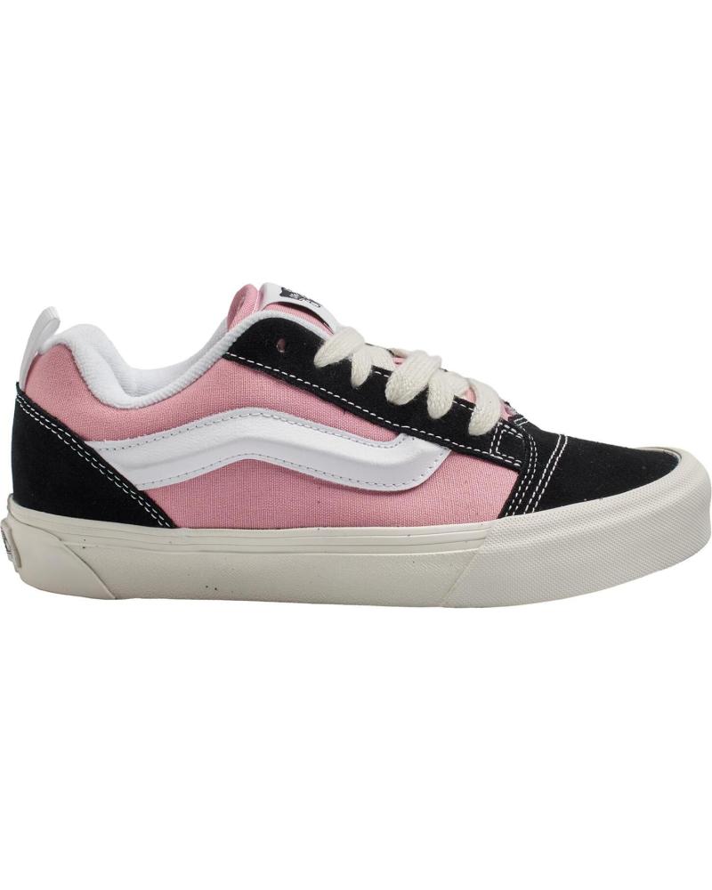 VANS OFF THE WALL ZAPATILLAS MUJER KNU SKOOL VN000D22B9P1 ROSA-NEGRO