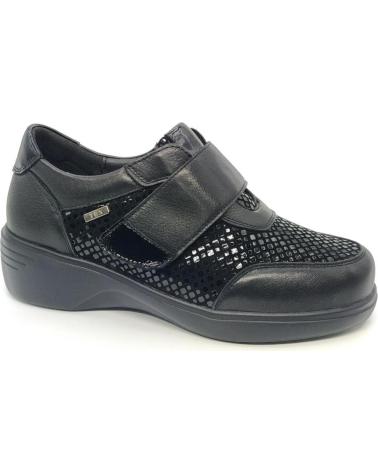 SCARPA CASUAL G COMFORT CON VELCRO 5254-S NERA NEGRO