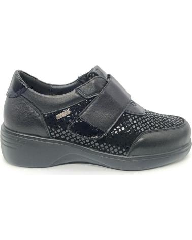 SCARPA CASUAL G COMFORT CON VELCRO 5254-S NERA NEGRO