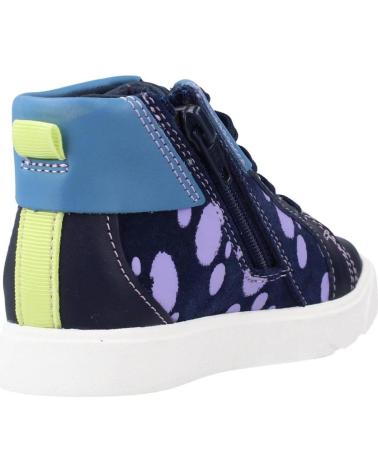 SNEAKERS ALTE CLARKS CITY SCARE T - BLU NAVY CON DESIGN MOSTRI NAVY