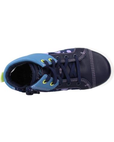 SNEAKERS ALTE CLARKS CITY SCARE T - BLU NAVY CON DESIGN MOSTRI NAVY