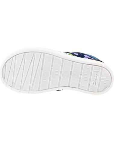 SNEAKERS ALTE CLARKS CITY SCARE T - BLU NAVY CON DESIGN MOSTRI NAVY