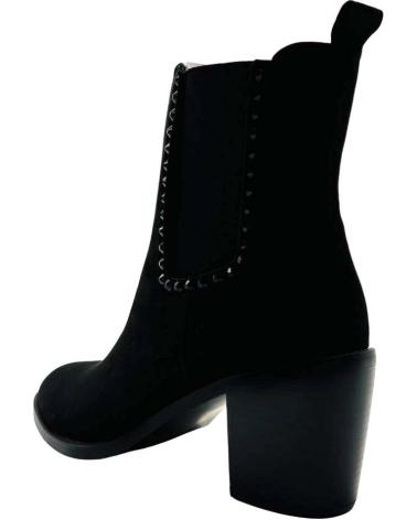 AZAREY BOTINES CON ELÁSTICOS Y PEDRERÍA MODELO 40462K067 NEGRO