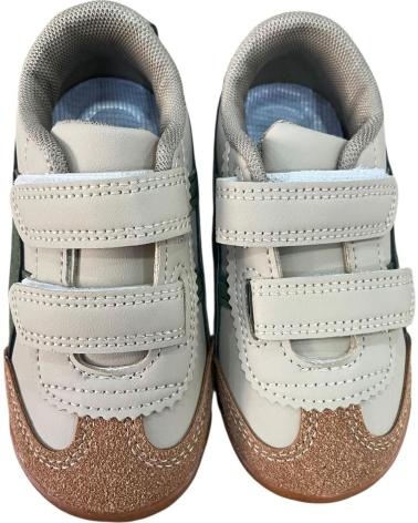 BUBBLE BOBBLE SCARPE SPORTIVE C1195 VERDE ROSA CON VELCRO ROSA