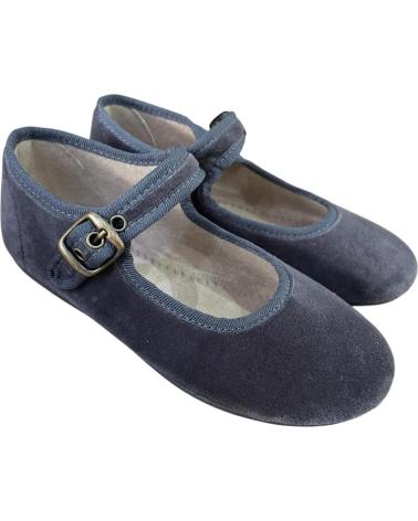 SCARPE MARY JANE ANDREA RUIZ 800 IN VELLUTO GRIGIO GRIS