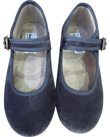 SCARPE MARY JANE ANDREA RUIZ 800 IN VELLUTO GRIGIO GRIS