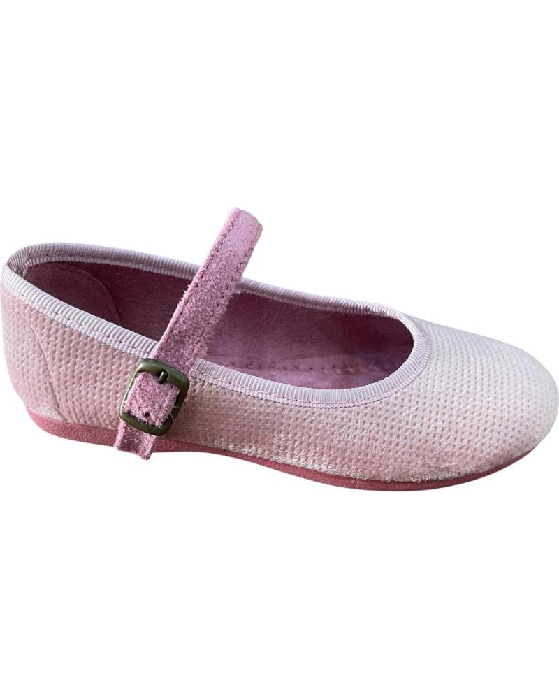 ANDREA RUIZ MARY JANE SHOES 877 PINK VELVET ROSA