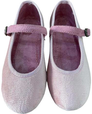 ANDREA RUIZ MARY JANE SHOES 877 PINK VELVET ROSA