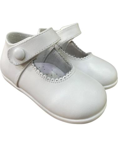 BUBBLE BOBBLE MARY JANE IN PELLE MODELLO B858 BIANCO BLANCO