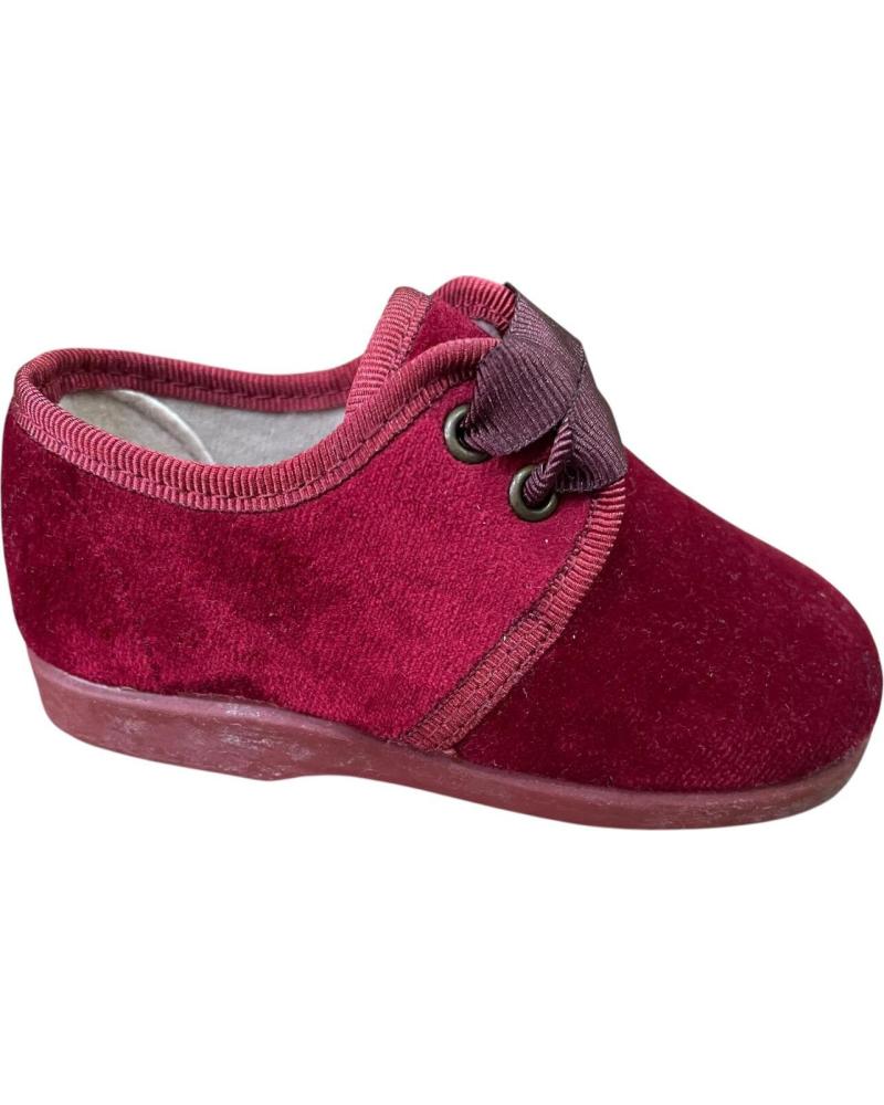 PANTOFOLE ANDREA RUIZ BLUTCHER IN VELLUTO BORDEAUX MODELLO 120-T AZUL