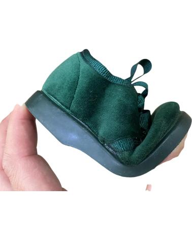 PANTUFAS ANDREA RUIZ BLUTCHER EM VELUDO VERDE GARRAFA MODELO 120-T VERDE
