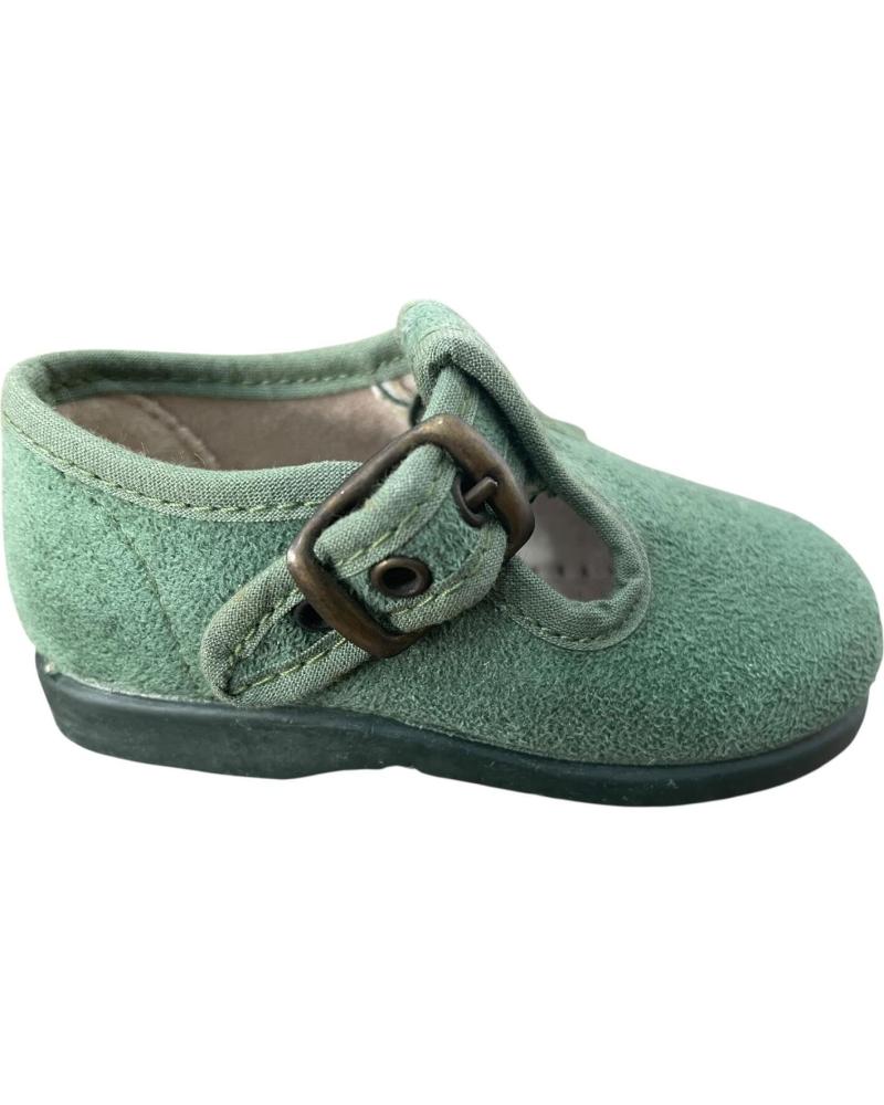 ANDREA RUIZ PEPITO SERRATEX CACERIA 152 - GREEN CHILDREN'S CANVAS SHOES VERDE