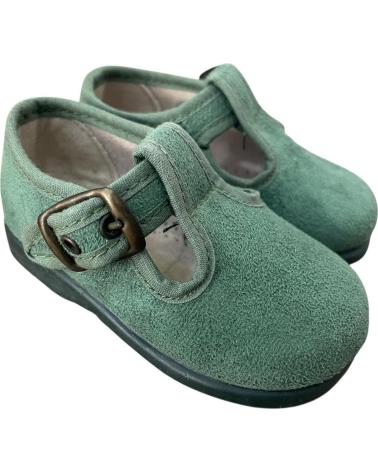 ANDREA RUIZ PEPITO SERRATEX CACERIA 152 - GREEN CHILDREN'S CANVAS SHOES VERDE