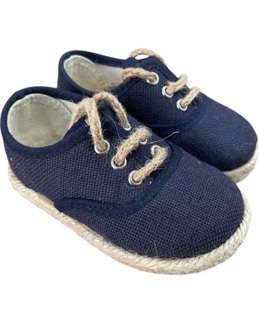 ANDREA RUIZ BLUCHER LINEN ESPADRILLE 260--L NAVY BLUE AZUL