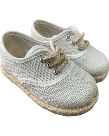 ALPARGATAS BLUCHER DE LINO ANDREA RUIZ 260-L BEIGE BEIGE
