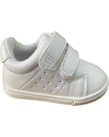 SAPATILHAS RESPEITOSAS BUBBLE BOBBLE A1855 BRANCAS COM VELCRO DUPLO BLANCO
