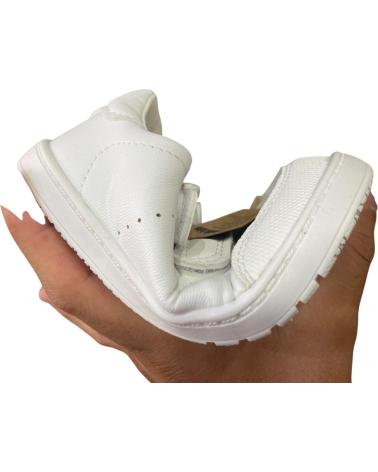 SCARPE DA GINNASTICA RISPETTOSE BUBBLE BOBBLE C1482 BIANCHE CON VELCRO BLANCO
