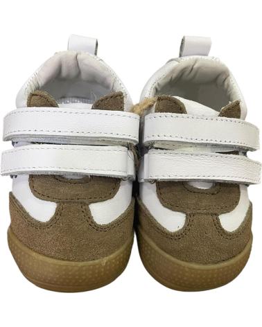 BUBBLE BOBBLE BAREFOOT SNEAKERS C1493 BURGUNDY HOOK-AND-LOOP CLOSURE AZUL