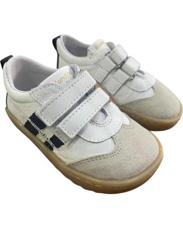 KINDER-SNEAKER BLANDITOS LISBOA BY CRIOS WEISS MIT KLETTVERSCHLUSS BLANCO