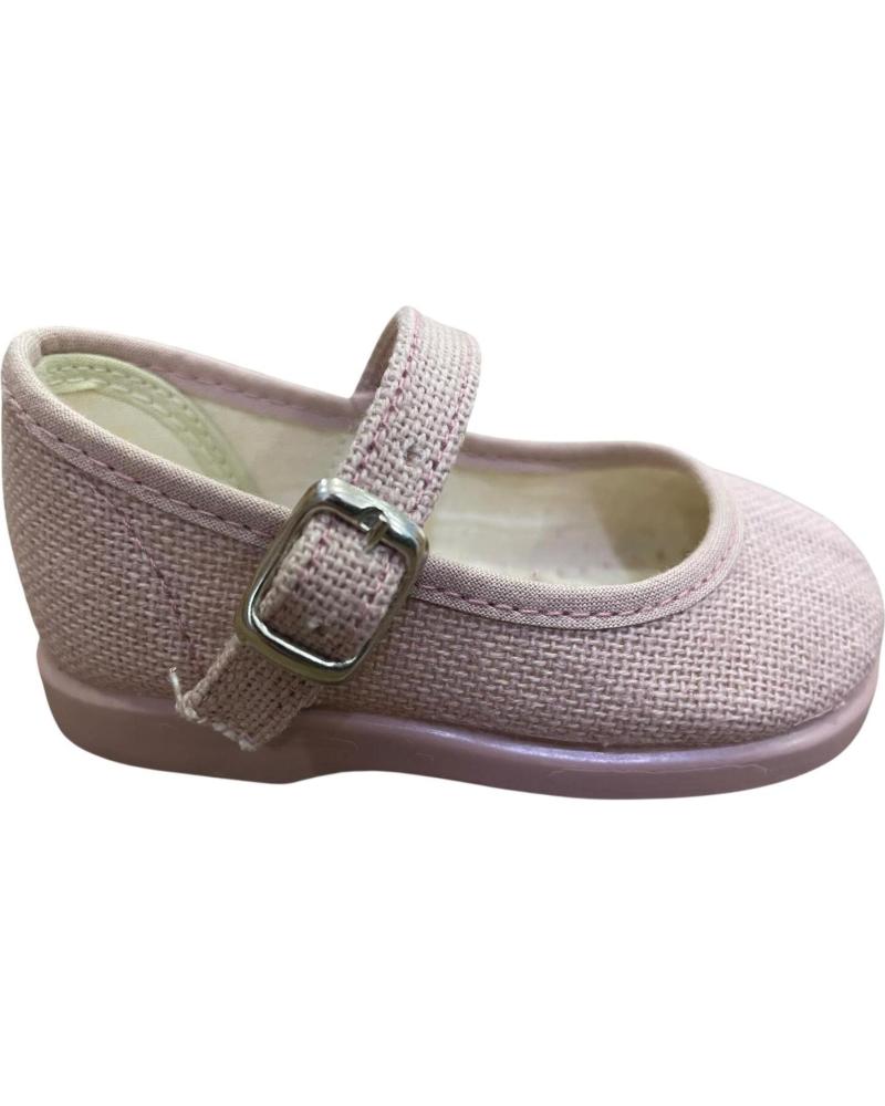 ANDREA RUIZ RIEMCHENSCHUHE LEINEN 977 MAKE-UP ROSA ROSA