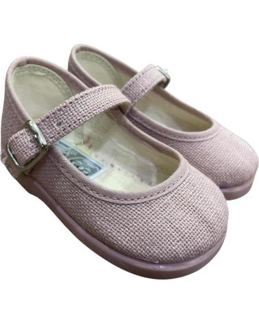 ANDREA RUIZ RIEMCHENSCHUHE LEINEN 977 MAKE-UP ROSA ROSA