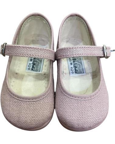 ANDREA RUIZ RIEMCHENSCHUHE LEINEN 977 MAKE-UP ROSA ROSA