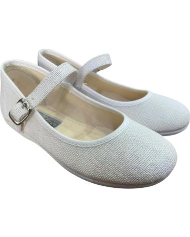 ANDREA RUIZ SAPATILHA DE LINHO COM FIVELA 790 BRANCA BLANCO