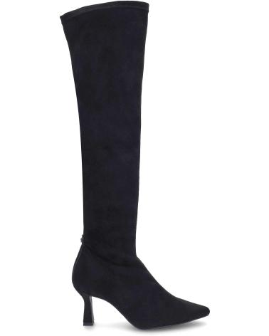 STIVALI ALTI PEDRO MIRALLES 29549 IN CAMOSCIO STRETCH NERO NEGRO