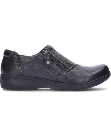 MOCASSINO CLARKS CARLEIGH RAY LEATHER NERO BLACK