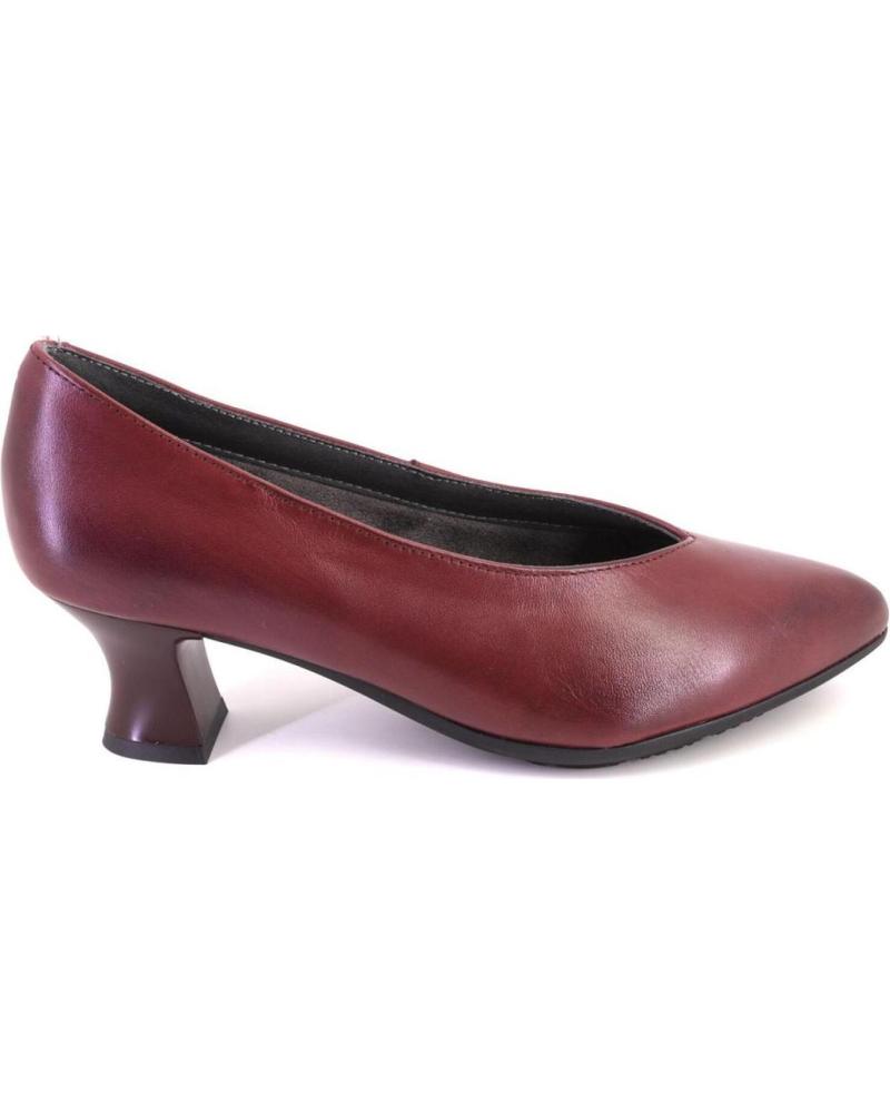 PITILLOS 10854 PUMPS AUS BORDEAUXLEDER BURDEOS