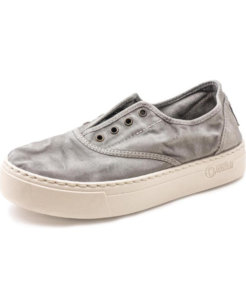 NATURAL WORLD ZAPATO MUJER BASKET 6112E - GRIS