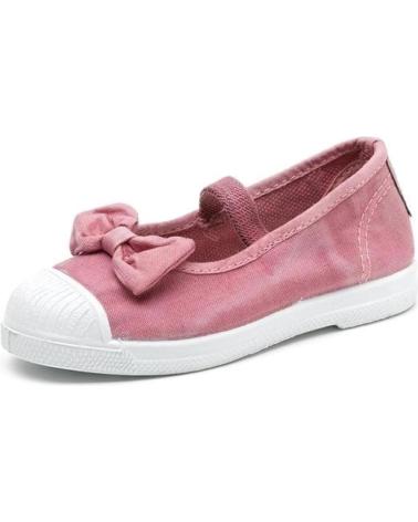 NATURAL WORLD ZAPATO NINA BAILARINA LAZO 473 - ROSA