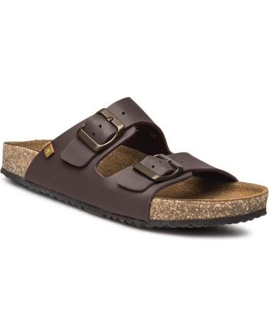 SANDALE UNISEXE VEGAN EL NATURALISTA WARAJI NE50 MARRON BROWN