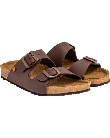SANDALE UNISEXE VEGAN EL NATURALISTA WARAJI NE50 MARRON BROWN