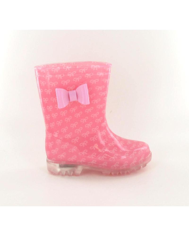 BE ONLY DOLLY KIDS FLASH PINK RAIN BOOTS ROSA