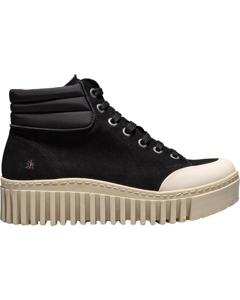 ART COMPANY PLATEAU-STIEFELETTE BRIGHTON 1532 SCHWARZ NEGRO