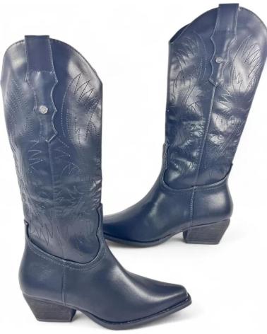 TIMBOS STIVALE COWBOY CLASSICO BLU 132216 NEGRO